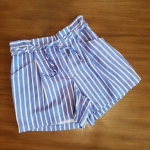 Ann Taylor Loft Paper Bag Waist Shorts